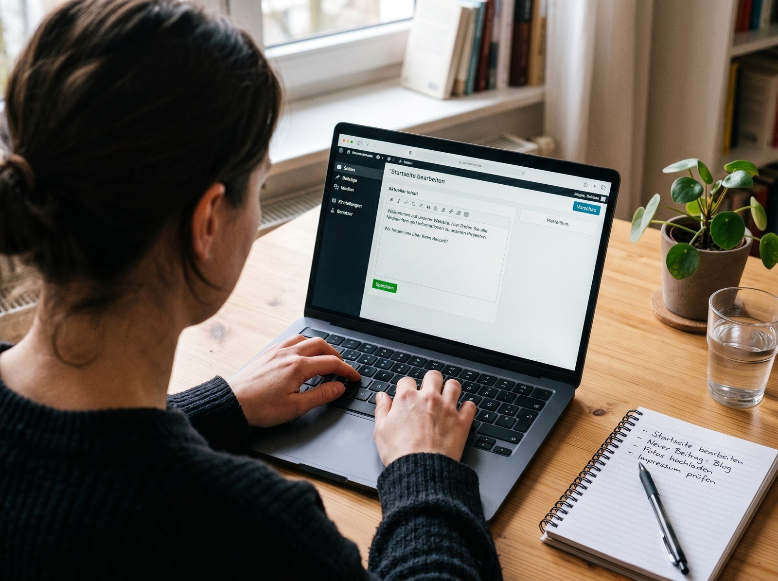 Ihre Website bleibt aktuell — ohne Aufwand für Sie.
